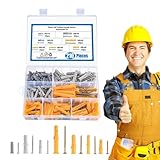 Vis d'ancrage auto-créatoires, boulon d'extension métallique pour cloisons sèches, 210 piè...