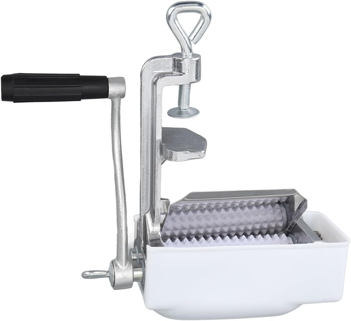 Luqeeg Meat Tenderizer, Commercial Manual Meat Tenderizer Machine, Aluminum Alloy Manual Cuber Steak Flatten Cuber for Kitchen, Restaurants