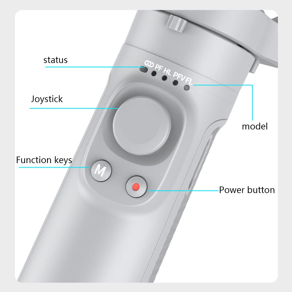 3-Axis Handheld Gimbal Phone Gimbal Stabilizzatore per Smartphone Gimbal Treppiede Telefono
