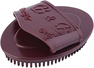 Professional Soft Cellulite Body Massager Brush Glove Anti Cellulite Slimming Relaxing Scrub Massager Bath Spa(Dark Red)