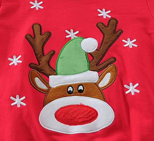Ddsol Toddler Little Girl Christmas Sweatshirt Kid Ugly Santa Claus Reindeer Tree Shirt Xmas Long Sleeve Tee Top Clothes 4 Ddsol Toddler Little Girl Christmas Sweatshirt Kid Ugly Santa Claus Reindeer Tree Shirt Xmas Long Sleeve Tee Top Clothes - Image 5