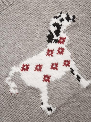Image of CIDER Women's Fall Sweaters Long Sleeve Cute Sweaters Bear Graphic Crewneck Soft Knit Casual Cropped Pullover