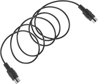 Milisten MIDI Cable Professional MIDI Extension Wire Instrument Cable 1m MIDI Male to Male Cable Keyboard Connecting Cable