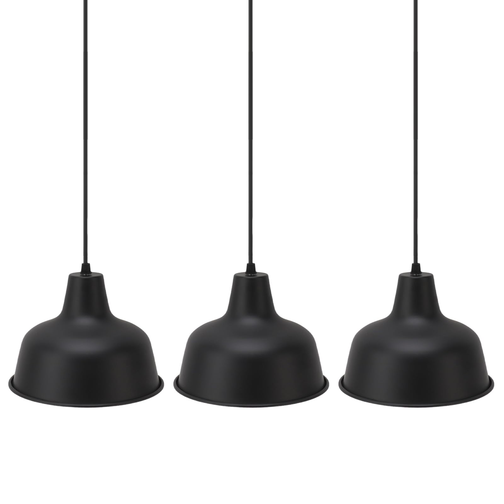 Oprawka do Lampy Wiszącej w Stodole Żelazny Uchwyt na lampę wiszącą na Farmie 3 szt. Regulowana Lina E26 E27 110–240 V do Barów Domowych Restauracje Wyspa Kuchenna Jadalnia
