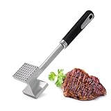 Duse4 Meat Tenderizer Dual Hammer Function Pounder Tool with Textured Side and Flat Side For Tenderi