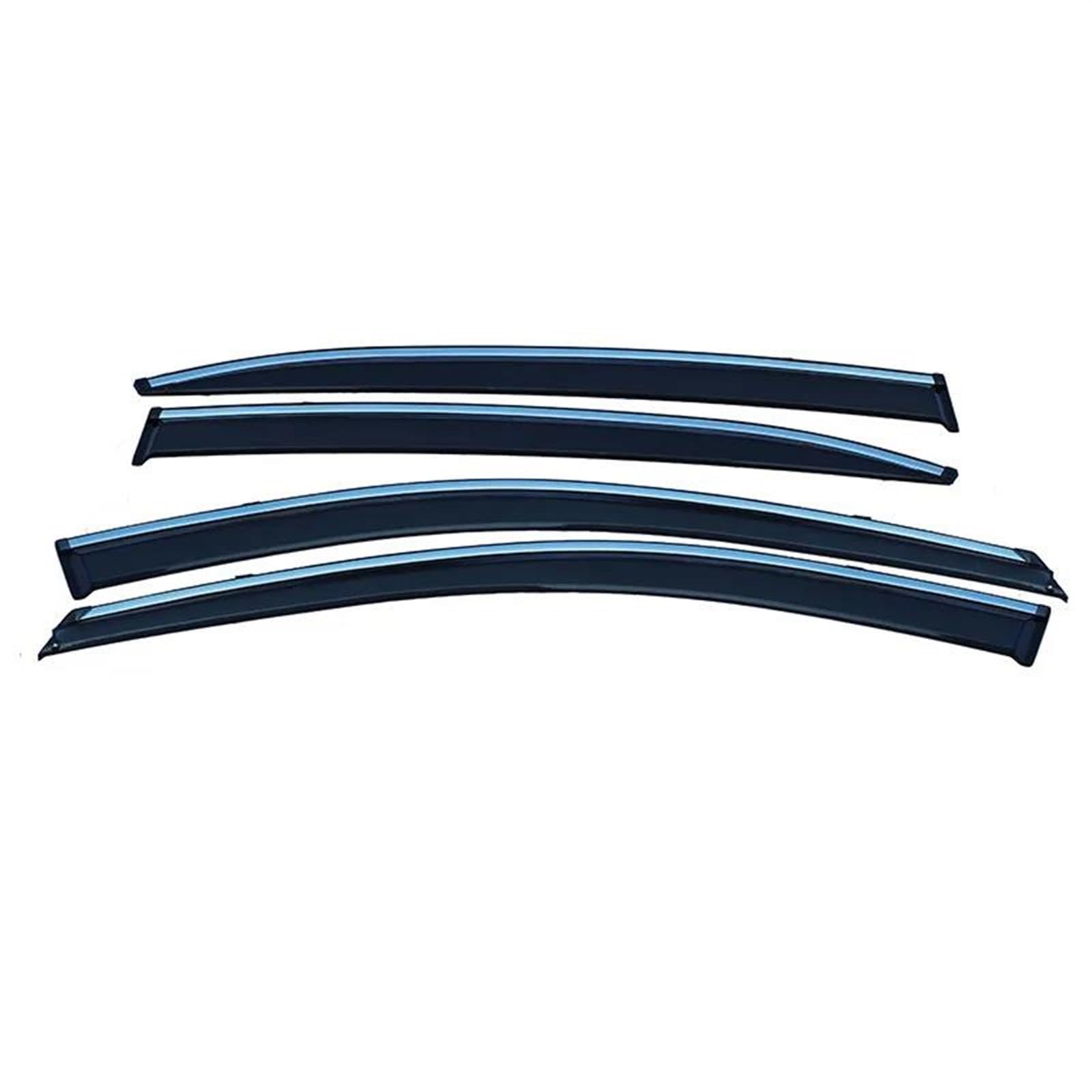 ZSQWRFRG Side Window Deflector 4PCS Car Smoke Car Window Visors For Escort 2015-2019 Car Sun Rain Guard Wind Deflectors Wind Deflectors