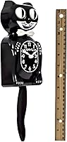 Vista 2 de Reloj de gatito pequeño Kit Cat Klock clásico negro (incluye batería)