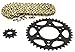 Gold O-Ring Chain and Sprocket fits Polaris Trail Blazer 250 2000 2001 11/38 78L