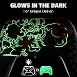PDP REMATCH GLOW Wireless Nintendo Switch Pro Controller, Full Motion Controls – Licensed for Nintendo Switch. & Lite & OLED Model, Rechargeable Battery Power, Glow in the Dark: Blackout Bowser - Image 2