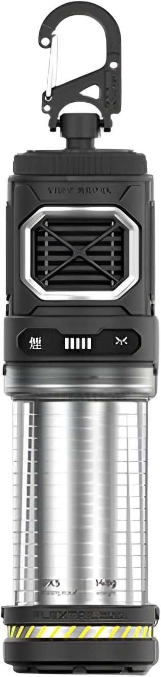 [Luvian]【ポータブル 蚊取りライト】 【3in1】強力照明 蚊よけ スタンド機能 手動発電式 充電式 長持ちバッテリー 暖色光 キャンプ アウトドア冒険 夏祭りに便利