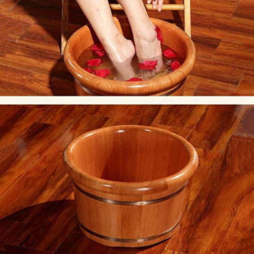 Bañera para pies de madera natural y duradera miniatura 4