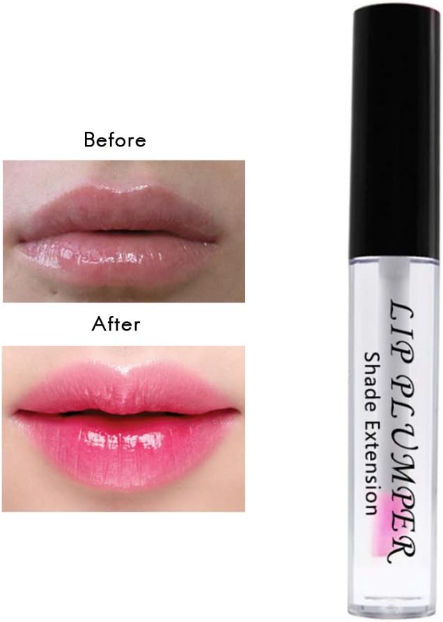 teyiwei Lip Plump Oil,Lip Balm Liquid Lipstick,Natural Lip Care Lip Plumper Gloss Lip Plumper Effect,Anti Aging Lip Plumping Lip Gloss Cosmetics Sexy Plumper Lips,Waterproof & Long-Lasting