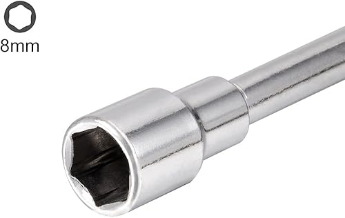 Miniatura 3 de uxcell 2pcs 0.315 in métrica L en forma de ángulo abierto hexagonal 6 puntos llave de tubo