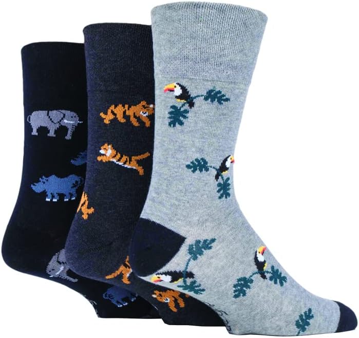 SOCK SHOP GENTLE GRIP3 Pairs Gentle Grip Socks Size UK 6-11