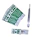 Scalpel Blades #10 Includes #3 Metal Handle – Suitable for Dermaplaning, Crafts, Medical/Surgical Instruments/Equipment Pack of 10