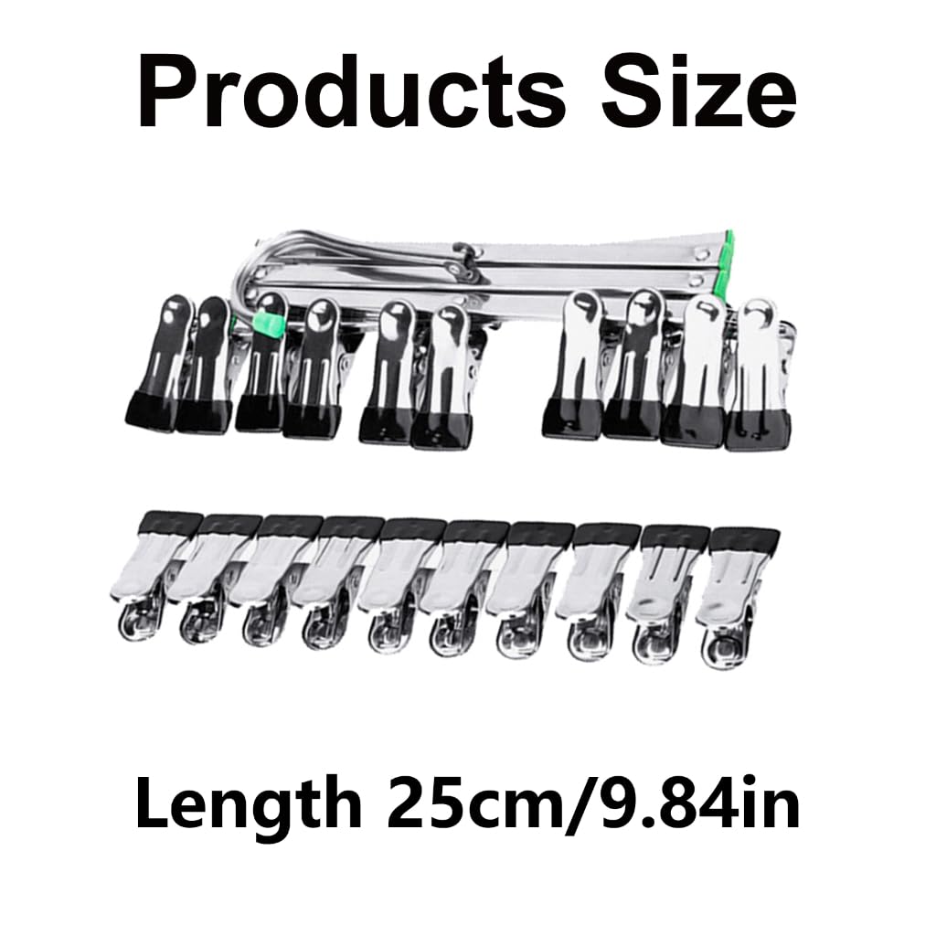Cadre de séchage négatif pour chambre noire - Pliable - Coupe-vent - 10 clips pour accessoires de film 35 mm 120/135