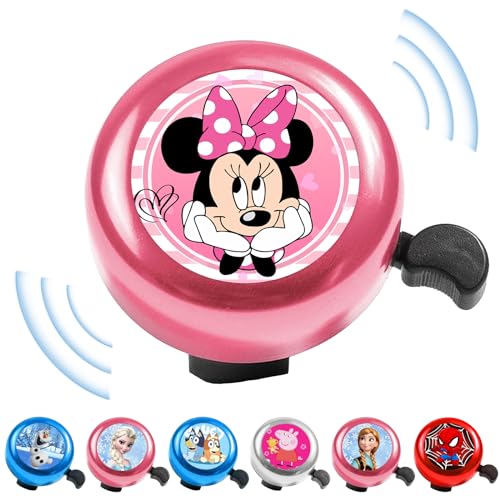 Fahrradklingel Kinder, Rosa Klingel Fahrrad Fahrradklingel Laut Hupe Fahrrad laufrad Glocke Jungen Mädchen für Geburtstag Weihnachten Kindertag Kinderfahrrad Roller Laufrad Zubehör