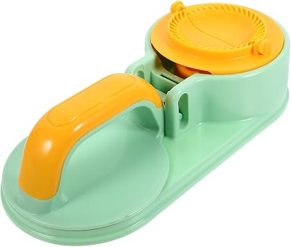 Dumpling Maker Press Mold 2-in-1 Manual Dough Press Tool with Handle for Making Dumpling Wrappers and Wonton 10.03X4.56X2.67In