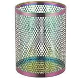 Papierkorb aus Drahtgeflecht Draht Mesh, leichter Papierkorb aus Metallgitter, Mülleimer, Müll- und Mülleimer für Schlafzimmer, für Badezimmer, Küchen, Heimbüros, Schlafsäle, 28,5 cm x 22 cm Farbe