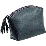 Mit solidem Reißverschluss mit Lederfransenzipper in der Farbe der Tasche
