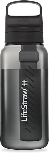 Miniatura 10 de LifeStraw Serie Go – Botella con filtro de agua sin BPA para viajes y uso diario elimina bacterias, parásitos y microplásticos, mejora el sabor, 22