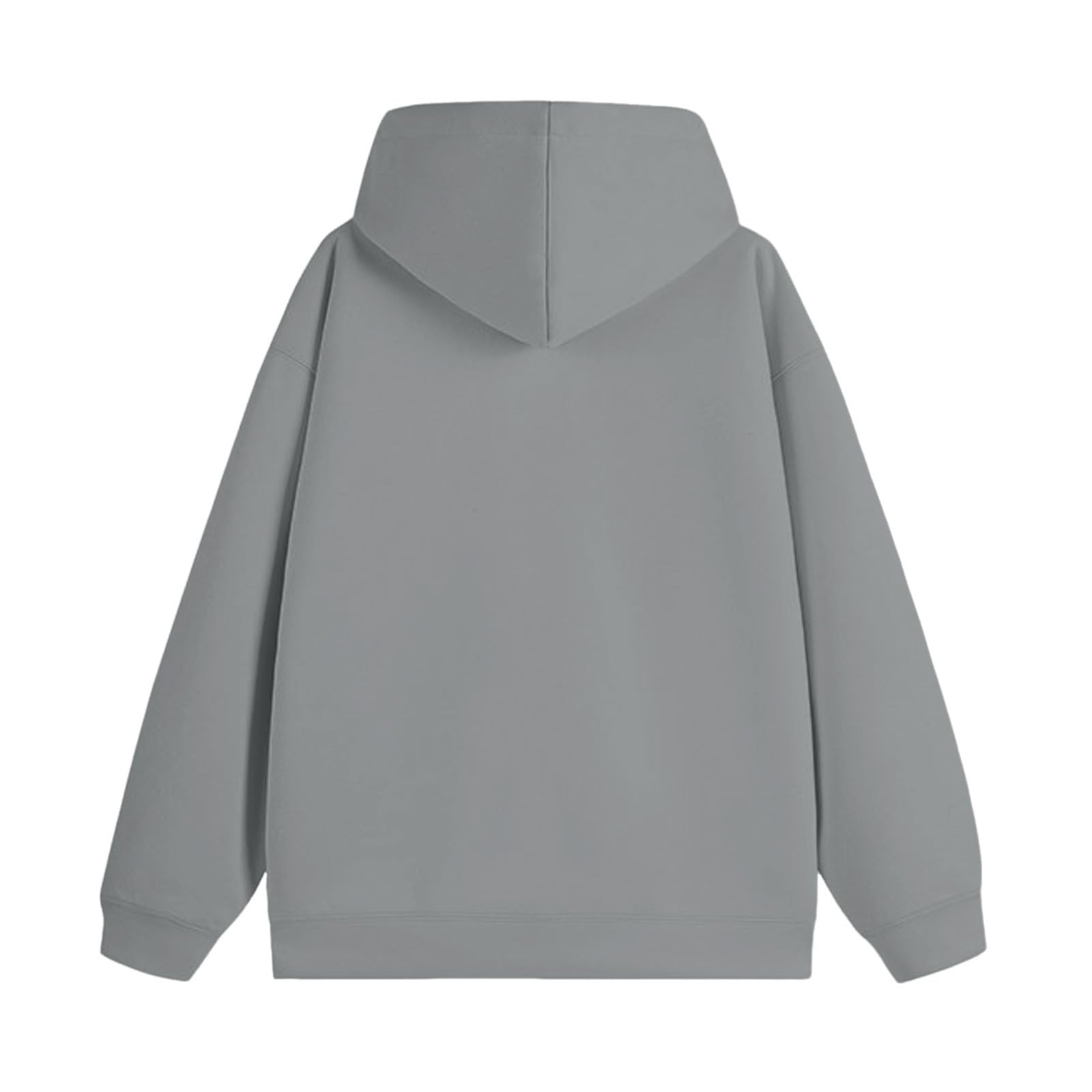 Generico Felpe Uomo Oversize con Cappuccio,Felpa con Cappuccio Autunno E Inverno Maschile Felpa con Cappuccio A Maniche Lunghe di Grandi Dimensioni con Cerniera in Pelle Scamosciata Tinta Unita