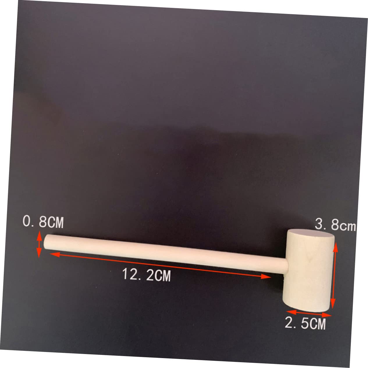 Milisten Baby Hammers Bulk 20pcs Mini Hammers Toy Set for Boys and Girls Safe Wooden Toys for Playtime