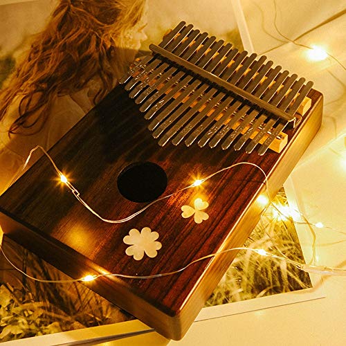 WYKDL 17 Clé Kalimba Pouce Piano en Acajou Massif Bois Body Finger Piano avec Tune Sac Marteau Carry ramassage… - Les Beatles, Paul McCartney, John Lennon, RIngo Starr, George Harrison WYKDL 17 Clé Kalimba Pouce Piano en Acajou Massif Bois Body Finger Piano avec Tune Sac Marteau Carry ramassage… – Image 4