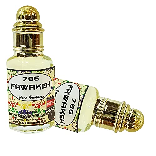 INDRA SUGANDH BHANDAR Attar For Men|Women Fawakeh 786 Pure Arabic Perfume 24 Hours Long Lasting Fragrance 12ml Rollon Pack