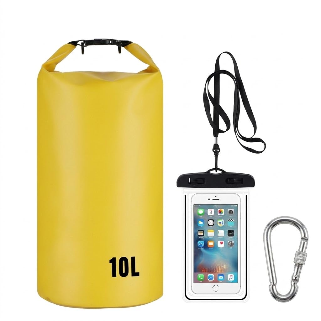 Waterproof Dry Bag 10L Roll Top Waterproof Bag for Outdoor Adventures
