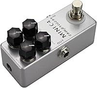 Vista 4 de MOSKYAudio Mini C4 Compresor Pedal de Efecto Guitarra Metal Shell Pedal Efectos True Bypass