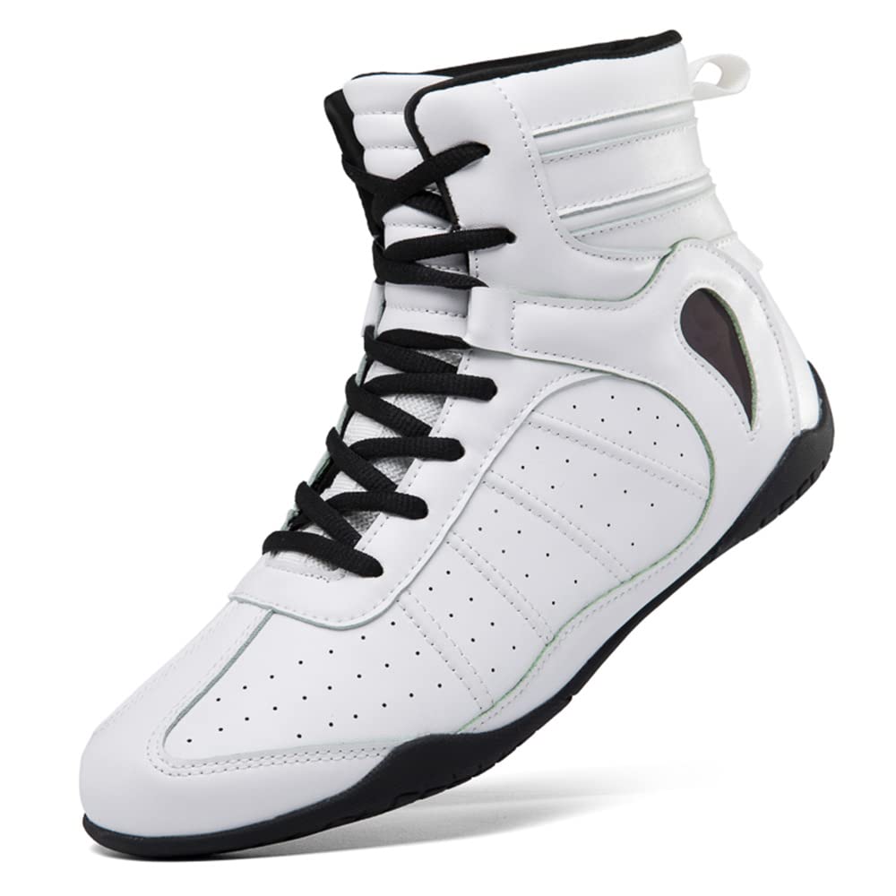 Scarpe da Boxe da Uomo Scarpe da Wrestling PRO Stivali da Boxe da Allenamento Fitness da Donna