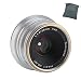 Produktbild 7artisans 25mm F1.8 APS-C Manuelle Festobjektiv für Fuji-Kameras X-A1 X-A10, X-A3, X-A3 X-X-M1 XM2 X-T1 X-T10 X-T2 X-T20 X-Pro1 X -Pro2 X-E1-Silber