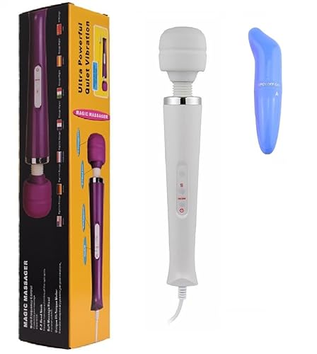 Finever Full Body Massager Big Handheld Tool Power Electric Foot Neck Back Hand Leg Arm Muscle Aches for Women Men Massage Therapy Pain Relief Deep Tissue Toy