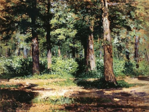 Tableau Journée ensoleillée dans la forêt Isaac Levitan affiche déco chambre 60x90cm