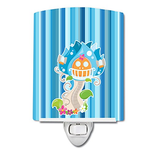 Lámpara de Mesa de Noche Cerámica Multicolor 6x4x3 pulg miniatura 1