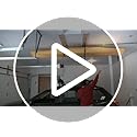 HARKEN - Truck Cap Overhead Garage Storage Hoist, Self-Leveling, Safe Anti-Drop System, Easy One-Person Operation, Smart Garage Organization