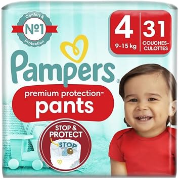 Diapers size 4 9-15 kg,31 panties