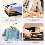 Portable Handheld Sewing Machine,Mini Portable Electric Sewing Machine For Beginners, Adults,Friendly Clothing Repair Too,Suitable for Sewing Clothes, DIY, Curtains,Family Travel