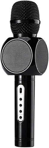 VBlfv Drahtloses Bluetooth-Mikrofon mit Audio-Karaoke-Handheld-Familienfestlautsprecher-Maschine tragbar Farbe Schwarz VBlfv Drahtloses Bluetooth-Mikrofon mit Audio-Karaoke-Handheld-Familienfestlautsprecher-Maschine tragbar Farbe Schwarz