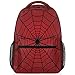 Backpack for School, Lightweight Travel Bookbag Backpacks with Laptop Compartment for Boys Girls Adults Teens (Red Spider Web)