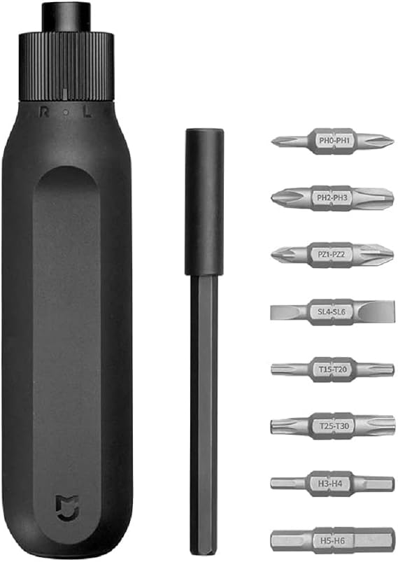 Xiaomi Mi 16 in 1 Ratchet Screwdriver Set Pop-Up Bit Storage PH0, PH1, PH2, PH3, H3, H4, H5, H6, SL4, SL6, PZ1, PZ2, T15, T20, T25, T30 Bit S2 Steel