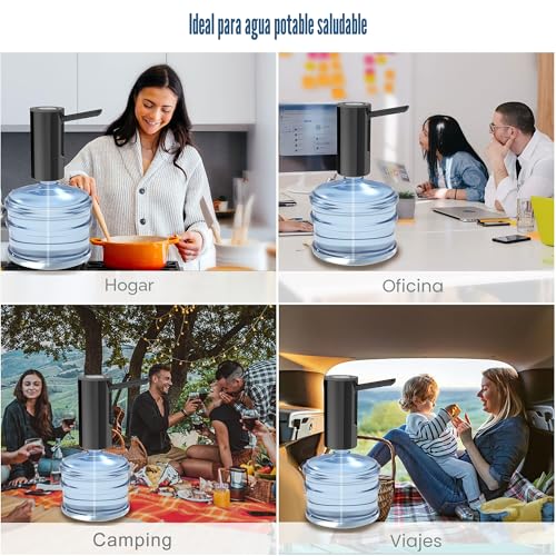 Miniatura 7 de Yish Dispensador Electrico De Agua Fria De Garrafa: Bomba De Agua Potable, Dispensador Usb Automático Plegable.