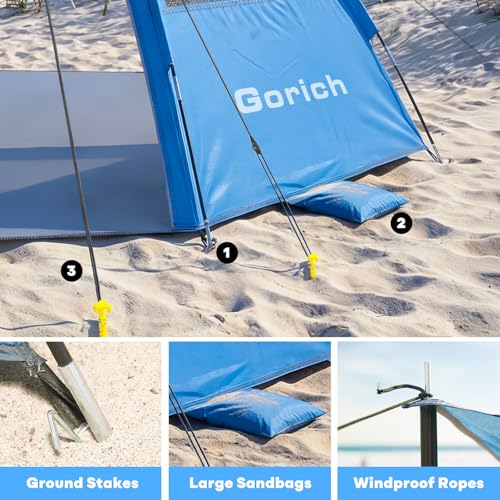 Gorich Beach Tent with Canopy