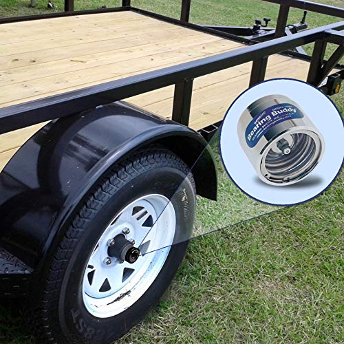 Bearing Buddy Chrome Bearing Protectors (2.328" Diameter) With Bras - Pair #TOP4