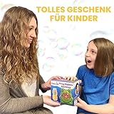 Gamez Jam Frog Seifenblasenmaschine für Kinder Kleinkinder Babys Haustiere Batterie betriebenes Bubble Gerät mit Lösung Indoor Outdoor Party Geschenk