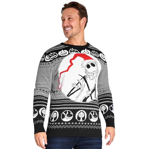 Disney Men's Warm Winter Jumper Christmas Jumper – Gift for Men and Teens