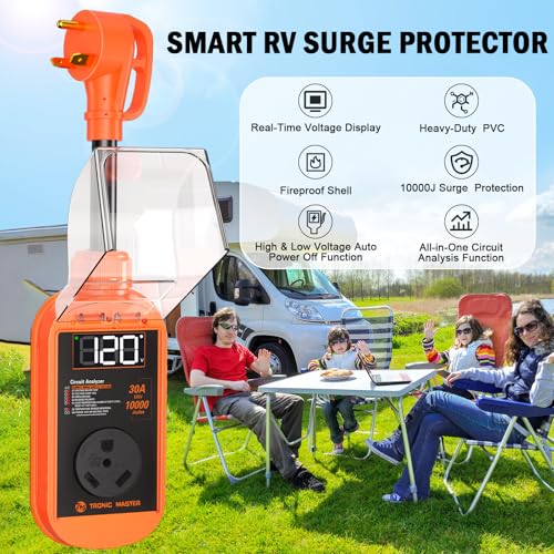 Tronic Master RV SURGE-LED-30A Surge Protector 30 Amp thumb #1