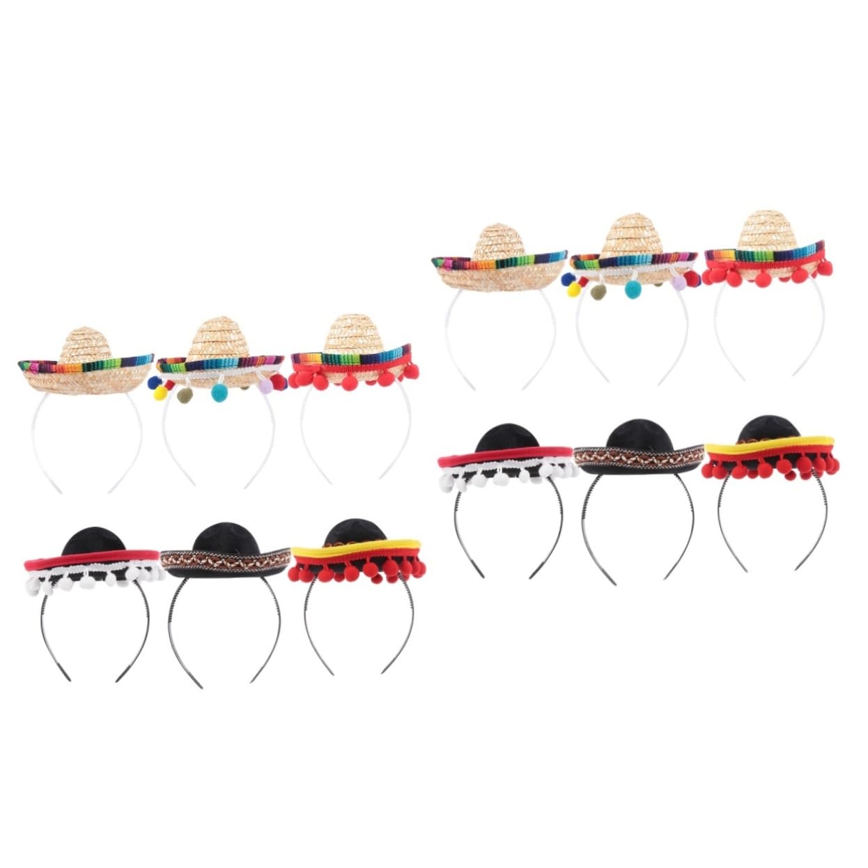 ibasenice 12piezas Mini Sombreros De Sombrero Para Celebraciones Decoraciones De Festival y Accesorios Divertidos Para Adultos