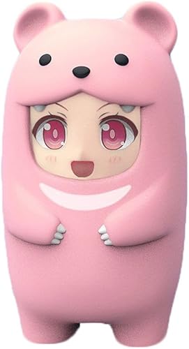 Nendoroid (figura de PVC) también vienen con piezas de cara de traje de animales rellenos caso de oso rosa sin escala ABS pre-coloreado piezas